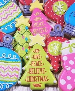 Flour Box Bakery Cutters Tree Cookie Decorating Kit