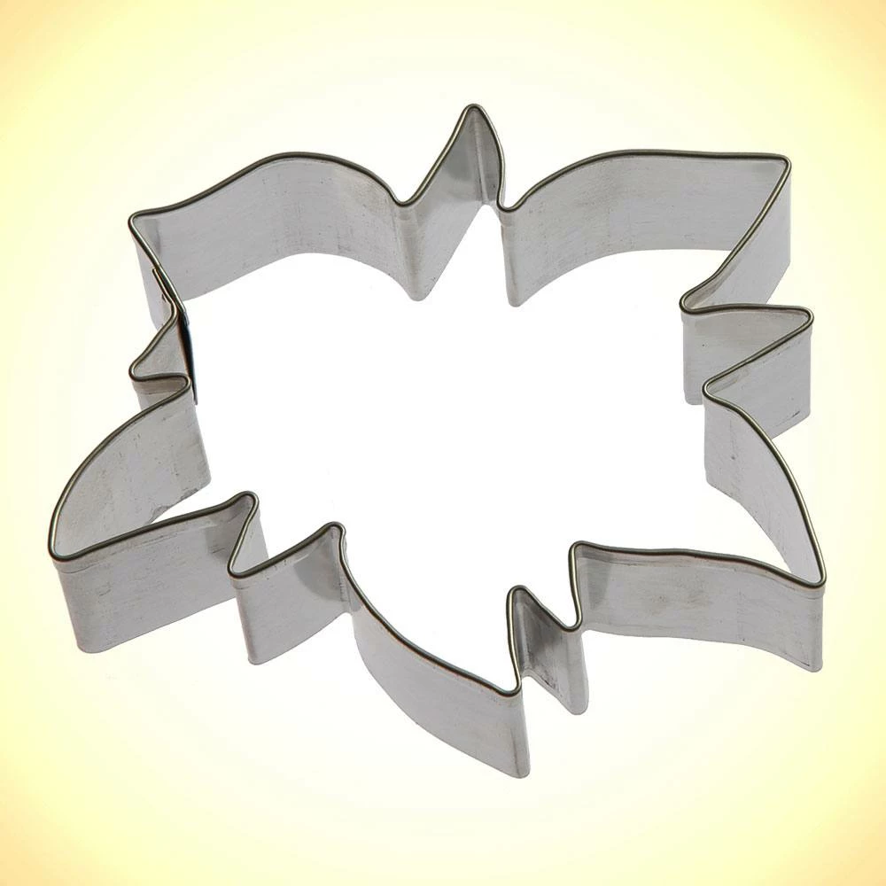 OTBP Cutters Poinsettia Cookie Cutter 3 OTBP Cutters Poinsettia Cookie Cutter