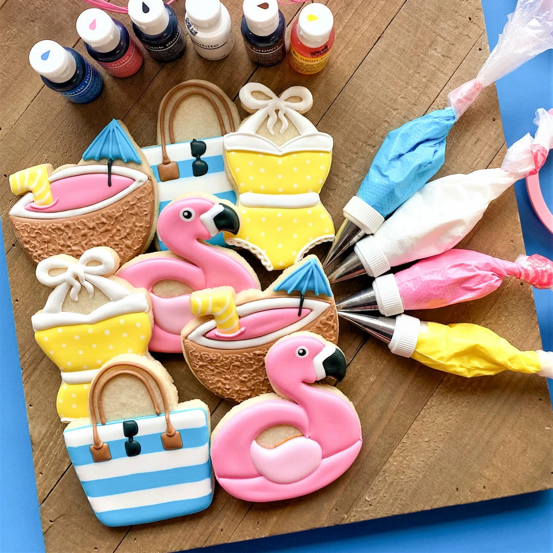 Flour Box Bakery Cutters Swimsuit One Piece Halter With Bow Cookie Cutter 5 Flour Box Bakery Cutters Swimsuit One Piece Halter With Bow Cookie Cutter