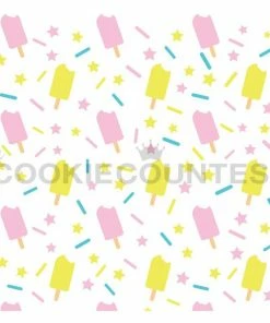 Cookie Countess Popsicle 3pc Stencil Stencils
