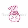 Cookie Countess Pot Of Gold PYO Stencil 1 Cookie Countess Pot Of Gold PYO Stencil