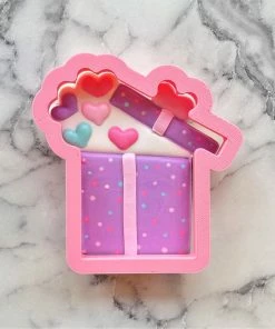Flour Box Bakery Gift With Hearts Cookie Cutter Cutters