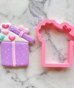Flour Box Bakery Gift With Hearts Cookie Cutter Cutters