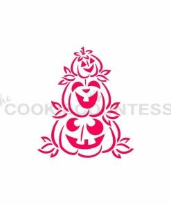 Cookie Countess Stencils Pumpkin Stack PYO Stencil