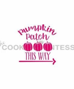Cookie Countess Stencils Pumpkin Patch This Way Stencil