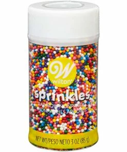 Supplies Rainbow Nonpareils Wilton SMALL Sprinkles