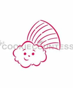 Cookie Countess Rainbow Cloud DWC/PYO Stencil