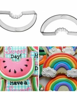 R&M International Watermelon / Rainbow Cookie Cutter