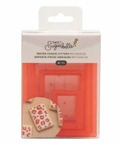 American Crafts Cutters Rectangle Nested Cookie Cutter Sugarbelle Set