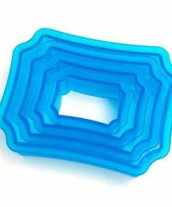 American Crafts Cutters Plaque Rectangle Nested Cookie Cutter Sugarbelle Set