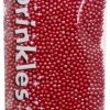 Wilton Red Nonpareils SMALL Sprinkle Pouch Supplies 1 Wilton Red Nonpareils SMALL Sprinkle Pouch Supplies