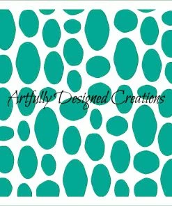 Bee Baked Art Stencils River Rock ADC Stencil