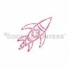 Cookie Countess Stencils Rocket PYO Stencil