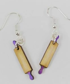 Claire Rolling Pin Earrings Supplies