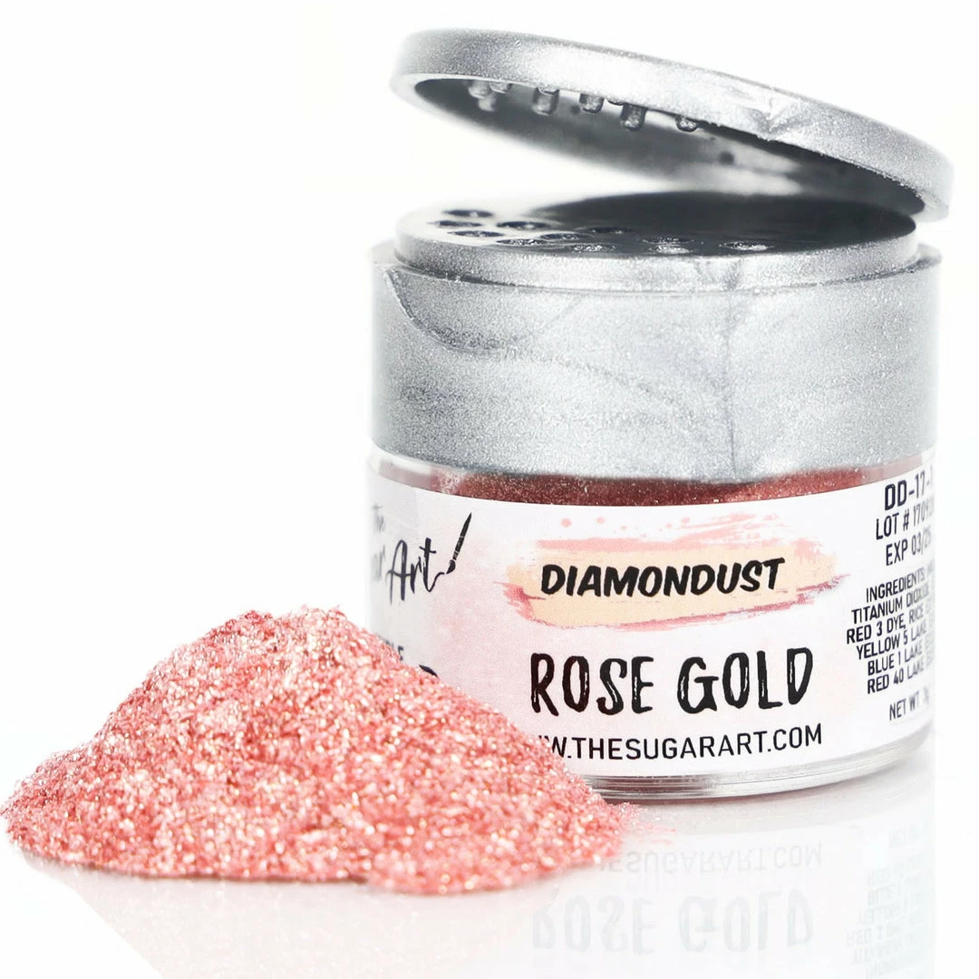 Rose Gold The Sugar Art Diamondust 3 Rose Gold The Sugar Art Diamondust