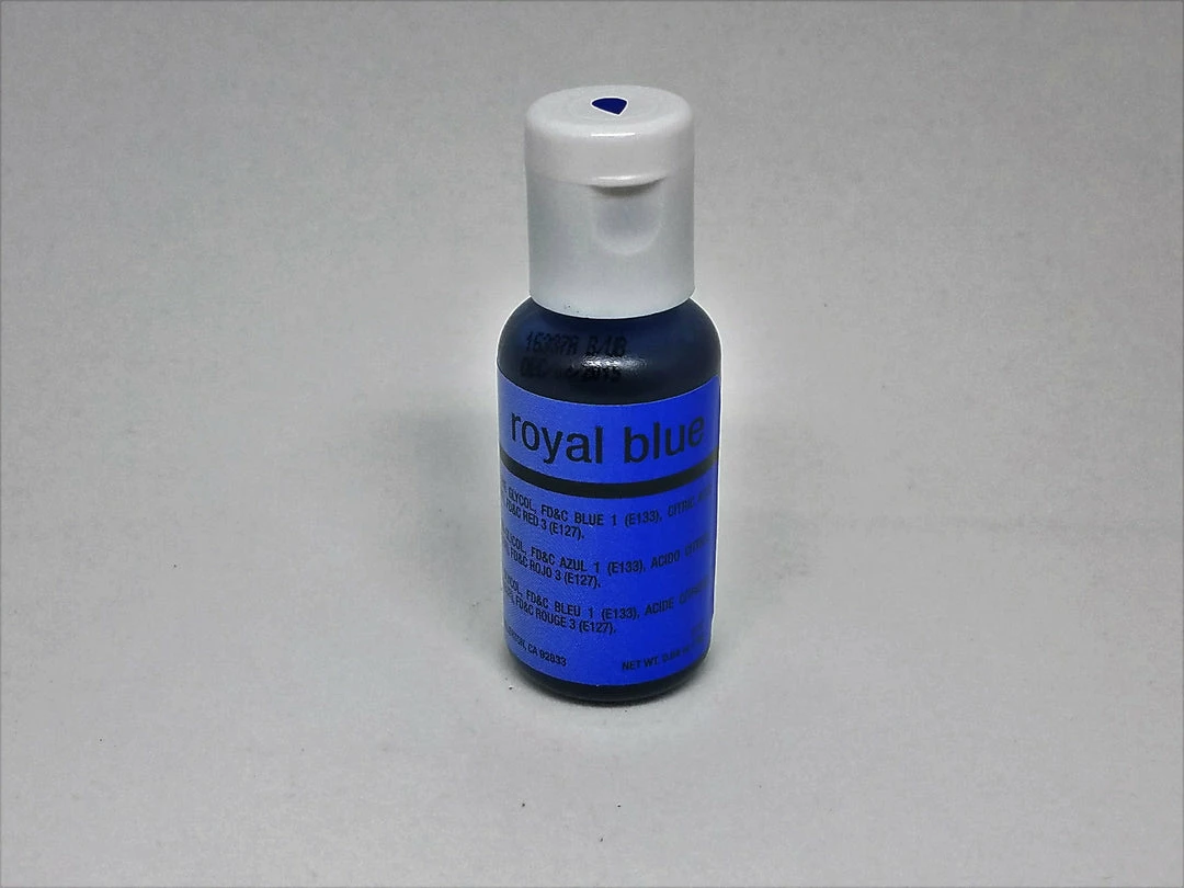 Linneas Royal Blue .64oz Chefmaster AIRBRUSH Color Supplies 3 Linneas Royal Blue .64oz Chefmaster AIRBRUSH Color Supplies