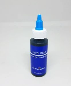 Linneas Supplies Royal Blue 2.3oz Chefmaster LIQUA-GEL