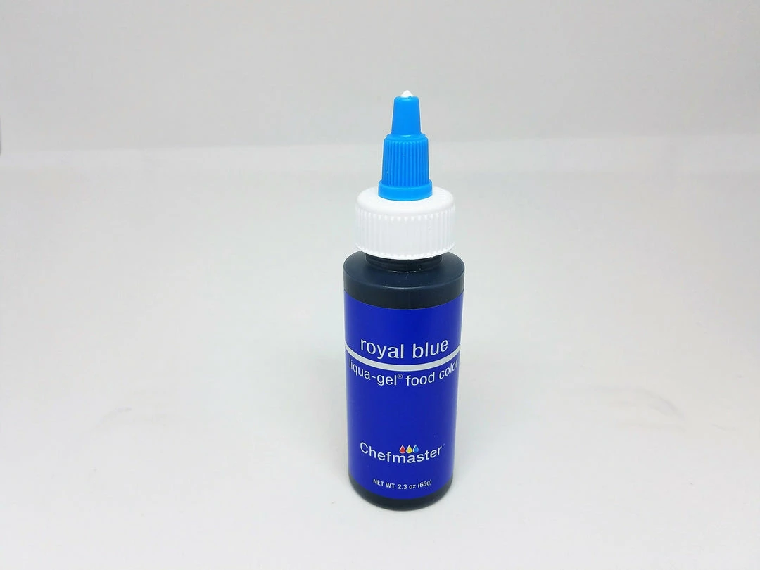 Linneas Supplies Royal Blue 2.3oz Chefmaster LIQUA-GEL 3 Linneas Supplies Royal Blue 2.3oz Chefmaster LIQUA-GEL
