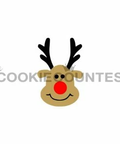 Cookie Countess Build A Rudolph Stencil