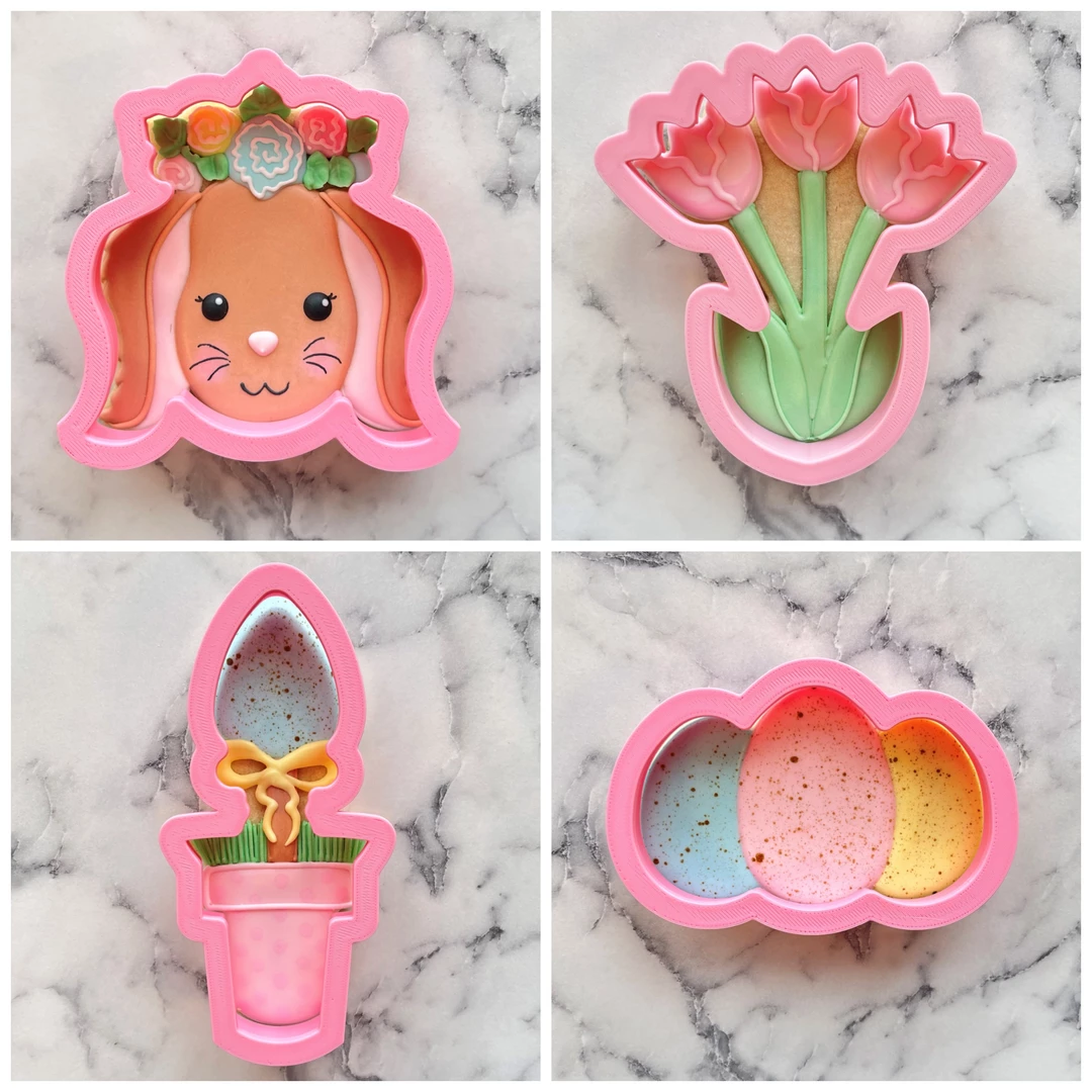 Flour Box Bakery Rustic Easter Cookie Cutter Set Cutters 8 Flour Box Bakery Rustic Easter Cookie Cutter Set Cutters