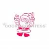 Cookie Countess Stencils Santa Gift Delivery PYO Stencil