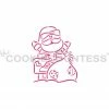 Cookie Countess Santa In Chimney PYO/by Zee Will Draw Stencils