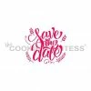 Cookie Countess Save The Date Stencil 2 Cookie Countess Save The Date Stencil