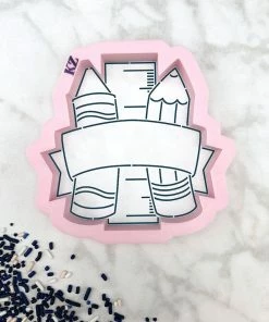 Killer Zebras School Banner KZ Cookie Cutter And Stencil SET