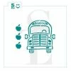 Stencil Expression Stencils School Bus PYO SE Stencil 1 Stencil Expression Stencils School Bus PYO SE Stencil