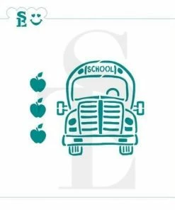 Stencil Expression Stencils School Bus PYO SE Stencil