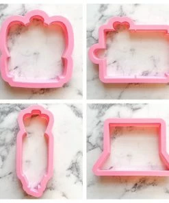 Flour Box Bakery Cutters School Supplies Cookie Cutter Set