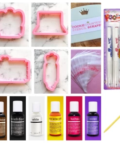 Flour Box Bakery School Supplies Cookie Decorating Kit Cutters