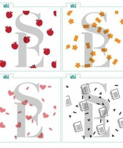 Stencil Expressions Stencils School Tools 4pc SE Stencil