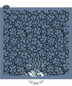 Killer Zebras Scribble Flowers KZ Stencil Stencils