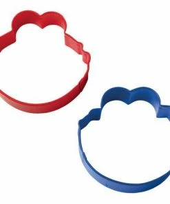 Wilton Cutters Sesame Street (Elmo And Cookie Monster) 2 Pc Cutter Set