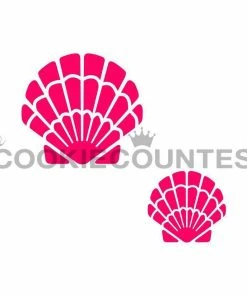 Cookie Countess Shells Stencil Stencils