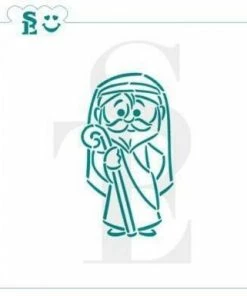 Stencil Expression Stencils Nativity Shepherd PYO SE Stencil