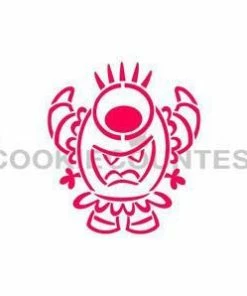Cookie Countess Stencils Silly Monster DWC/PYO Stencil 5 Cookie Countess Stencils Silly Monster DWC/PYO Stencil