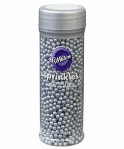 Wilton Silver Sugar Pearl Sprinkles Supplies