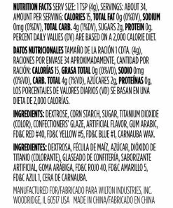 Wilton Silver Sugar Pearl Sprinkles Supplies