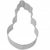 R&M International Snowman With Hat Cookie Cutter Cutters
