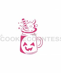 Cookie Countess Spooky Milkshake PYO Stencil