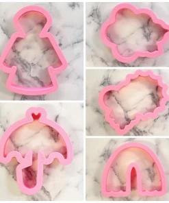 Flour Box Bakery Spring Showers Cookie Cutter BUNDLE