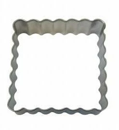 R&M International Cutters Square Fluted Cookie Cutter