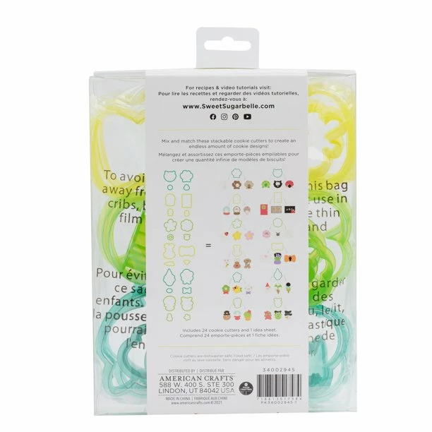 American Crafts Cutters Sugarbelle Stackers Set 4 American Crafts Cutters Sugarbelle Stackers Set