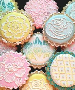 Cookie Countess Stencils Peacock Feather Stencil