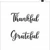 Cookie Countess Stencils Thankful, Grateful Cookie Stick Stencil