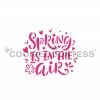 Cookie Countess Stencils Spring Is In The Air Stencil