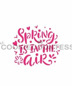 Cookie Countess Stencils Spring Is In The Air Stencil