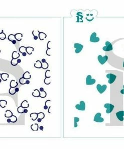 Stencil Expression Stencils Stethoscope 2 Piece Set SE Stencil